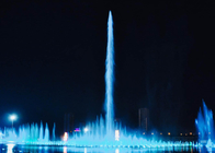 Super szokująca zewnętrzna fontanna stawowa, tańcząca fontanna basenowa 100m Super High Spray dostawca