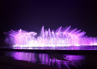 Tańcząca fontanna muzyki RGB do dekoracji dużych parków 1-100 metrów wysokości dostawca