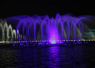 Floating Water Fountain Show, komputerowo sterowana fontanna z kolorowymi RGB dostawca