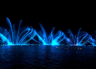 Sztuka współczesna Muzyczna fontanna wodna Wspaniałe światło i woda Pokaż obrazy 3D dostawca