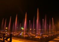 Stal nierdzewna 304 Oświetlone fontanny wodne / Nowoczesna fontanna podłogowa Dopuszczenie CE dostawca