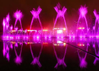 Meksyk Musical Dancing Dry Deck Fountain Z nowoczesnym systemem DMX 512 LED Lights dostawca