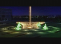 Cyfrowa programowalna fontanna wodna, piękna żywica 4-poziomowa fontanna wodna dostawca