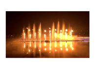 Nowoczesny odkryty Flaming fontanna wody Led światła fajerwerków Muzyka styl tańca dostawca