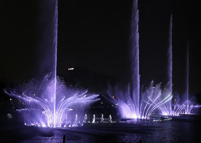 Contemporary Park Water Fountain, Colorful Musical Dancing Fountain Project dostawca
