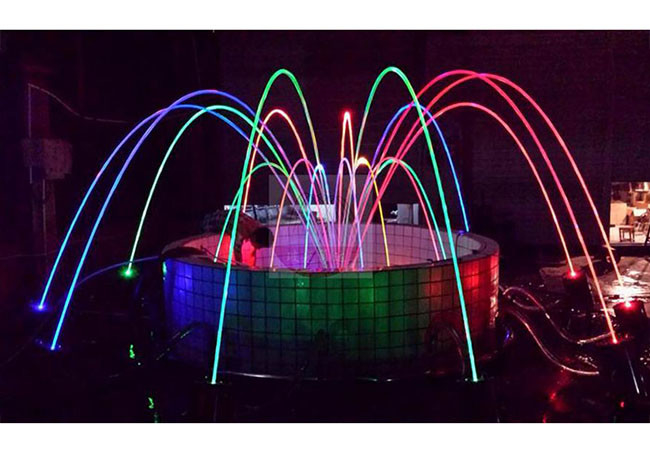 Water Park Dancing Laminar Jet Fountain Z RGB Led Light CE / RoSH Certyfikowany dostawca