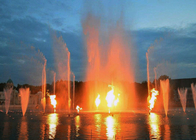 Water Water Fire Water Feature / Musical Dancing Fountain DMX Light Type dostawca
