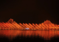 Zewnętrzna pływająca muzyka Dancing Fountain Construction In Lake Large Scale dostawca