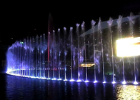Zewnętrzna pływająca muzyka Dancing Fountain Construction In Lake Large Scale dostawca