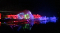 Kolorowe RGB odkryty laserowy pokaz światła z laserowym projektorem ekranu wody dostawca