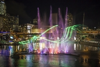 Kolorowe RGB odkryty laserowy pokaz światła z laserowym projektorem ekranu wody dostawca