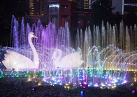 Zewnętrzna Musical Water Fountain Z Led Lights Water Surface Application dostawca