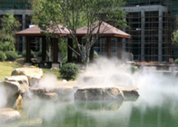 Nowoczesna fontanna z mgłą wodną za pomocą wysokociśnieniowego systemu zamgławiania Eco Friendly dostawca