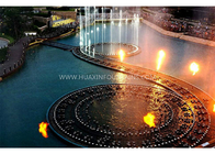Piękna dekoracyjna płomienna fontanna IP68 273 × 273 × 800 Mm dostawca